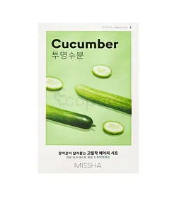 MISSHA AIR FIT SHEET MASQUE EN TISSU CONCOMBRE SACHET BOITE DE 1