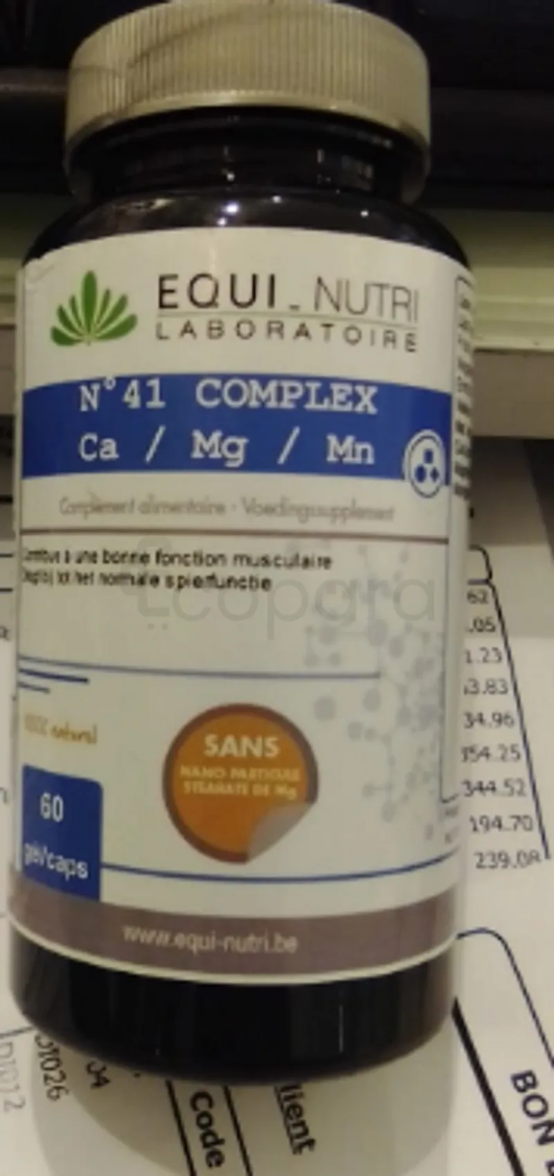 EQUI-NUTRI N41 COMPLEX CA MG MN BOITE DE 60 GELULES