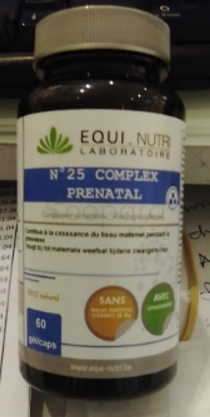 EQUI-NUTRI N25 COMPLEX PRENATAL BOITE DE 60 GELULES