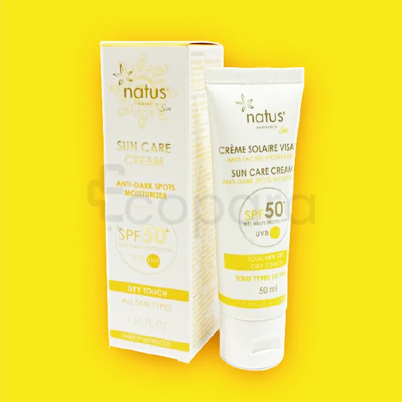 NATUS SUN CREME SOLAIRE VISAGE ANTI-TACHE HYDRATANTE SPF50 50ML