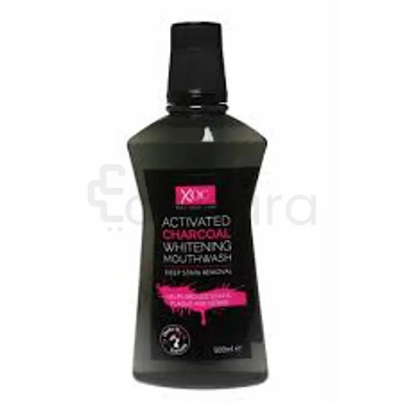 XOC BAIN DE BOUCHE ACTIVATED CHARCOAL WHINTENING MOUTHWASH 500ML
