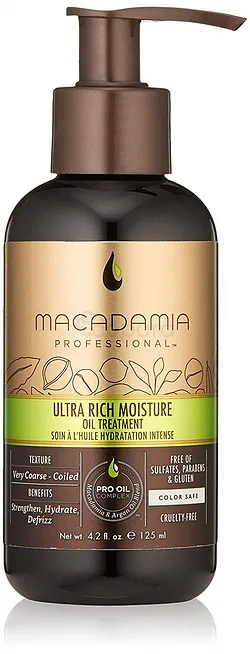 MACADAMIA ULTRA RICH MOISTURE OIL TREATMENT SOIN A L'HUILE HYDRATATION INTENSE 125ML