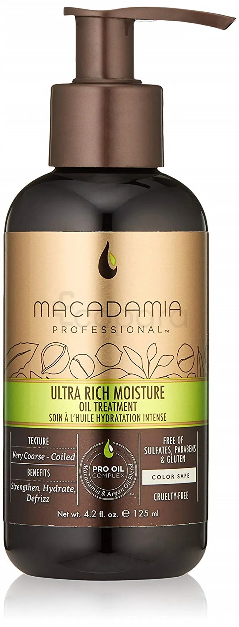 MACADAMIA ULTRA RICH MOISTURE OIL TREATMENT SOIN A L'HUILE HYDRATATION INTENSE 125ML