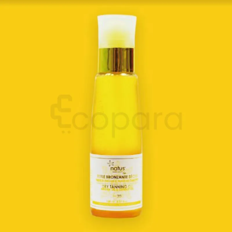 NATUS SUN HUILE BRONZANTE SÈCHE HUILE D’ARGAN ET HUILE DE CAROTTE SPF20 150ML