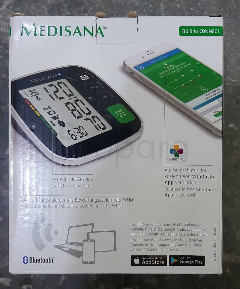 MEDISANA TENSIOMETRE A BRASSARD BU 546 CONNECT REFERENCE 51188
