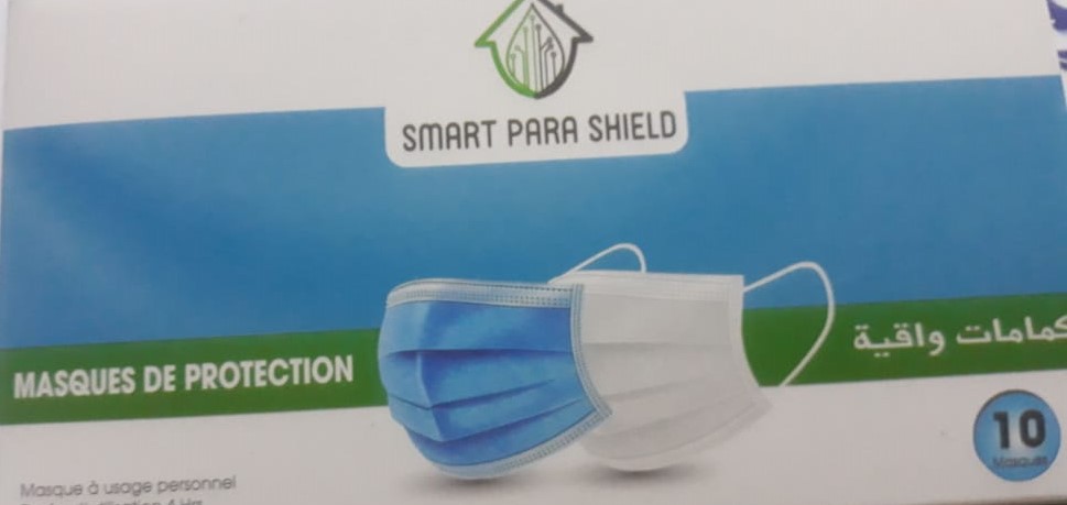 SMART PARA SHIELD MASQUES DE PROTECTION BOITE DE 10