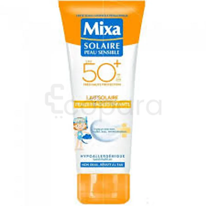 MIXA SOLAIRE PEAU SENSIBLE LAIT SOLAIRE PEAUX FRAGILES ENFANTS SPF50+ 100ML