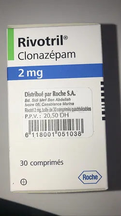 RIVOTRIL 2MG BOITE DE 30 COMPRIMES SECABLES