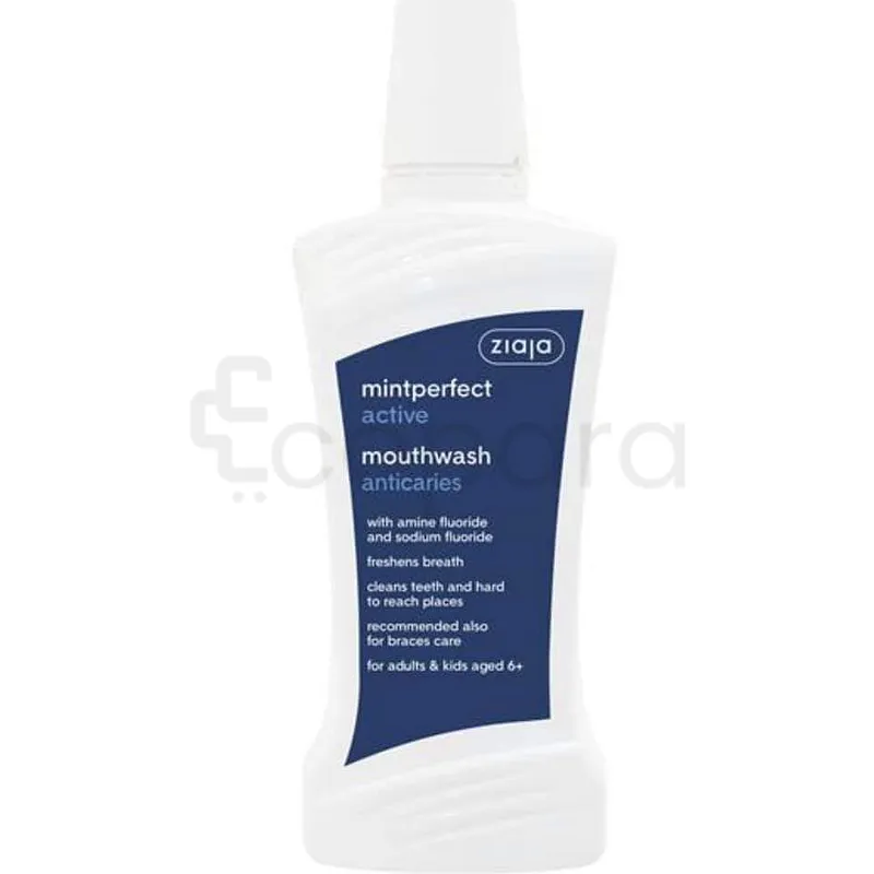 ZIAJA MINTPERFECT BAIN DE BOUCHE ACTIVE ANTI-CARIES BLANCHEUR 500ML