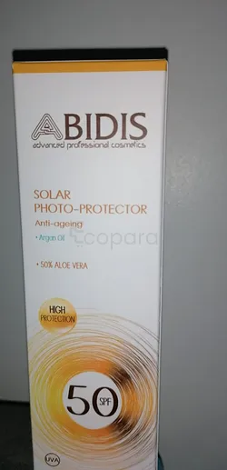ABIDIS SOLAR PHOTO PROTECTOR PROTECTION SOLAIRE ANTI-ÂGE SPF50 75ML