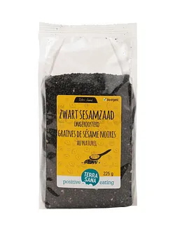 TERRASANA GRAINES DE SESAME NOIRES 225G