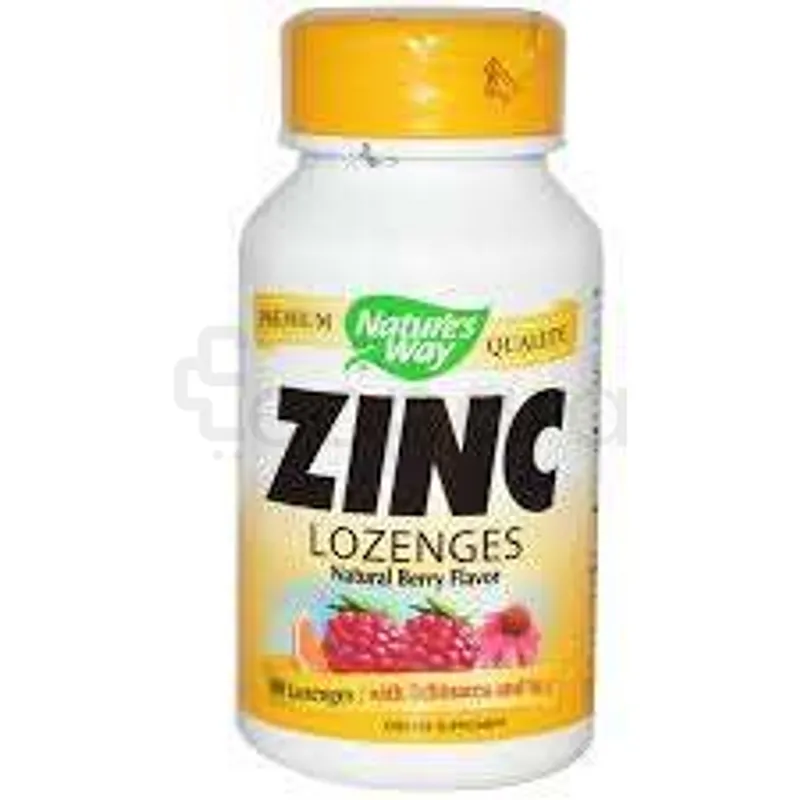 NATURE'S WAY ZINC LOZENGES BOITE DE 60 CAPSULES