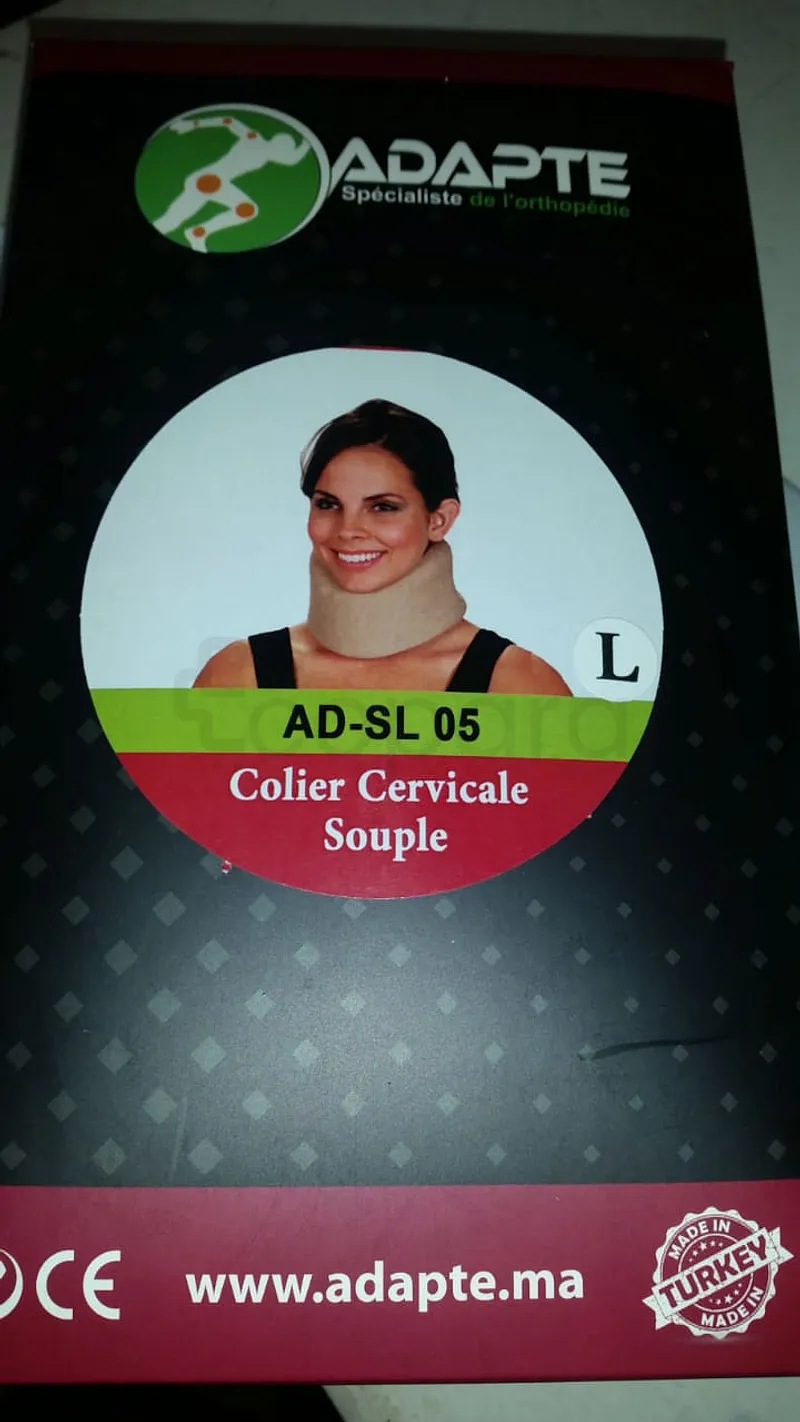 ADAPTE COLLIER CERVICALE SOUPLE TAILLE M REFERENCE AD-SL 05