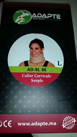 ADAPTE COLLIER CERVICALE SOUPLE TAILLE L REFERENCE AD-SL 05