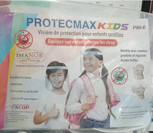 PROTECMAX KIDS VISIERE DE PROTECTION ENFANTS REFERENCE P90-E