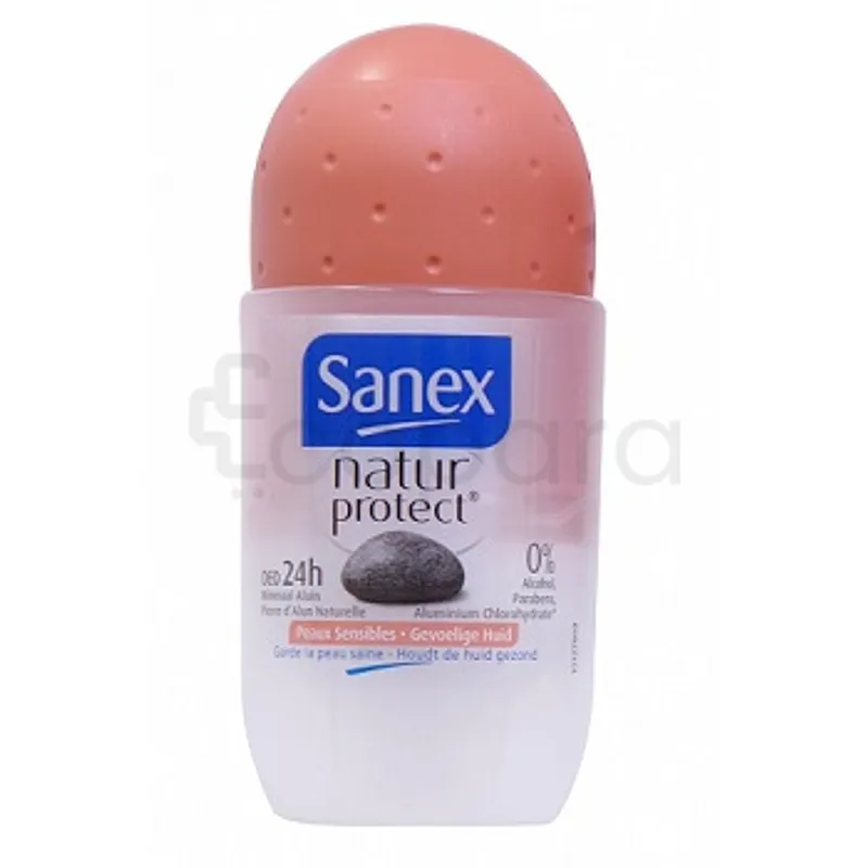 SANEX DEODORANT ROLL-ON NATUR PROTECT 24H PEAUX SENSIBLES 50ML