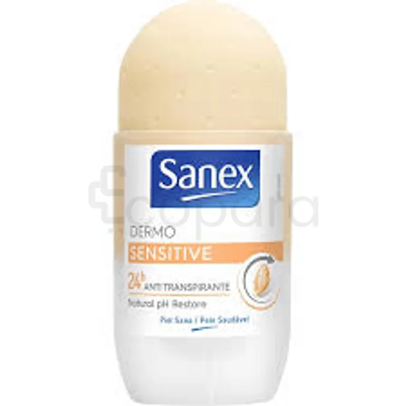 SANEX DEODORANT ROLL-ON DERMO SENSITIVE 24H 50ML