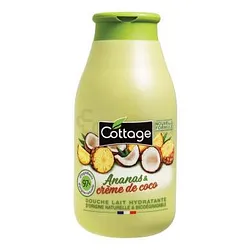 COTTAGE DOUCHE LAIT HYDRATANTE ANANAS ET CREME DE COCO 250ML