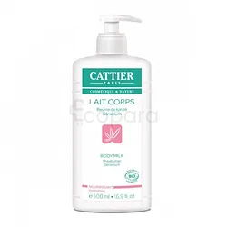 CATTIER LAIT CORPS BEURRE DE KARITE GERANIUM NOURRISSANT 500ML