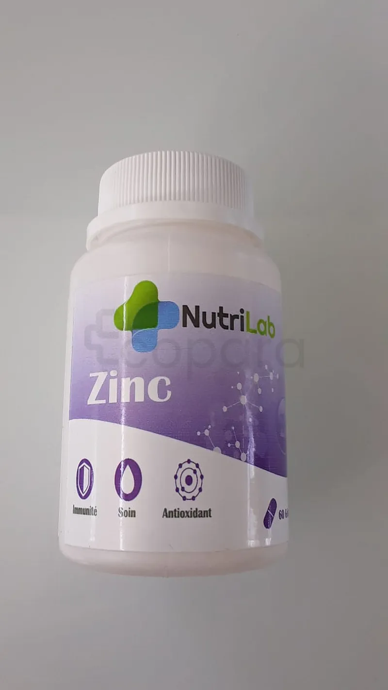 NUTRILAB ZINC BOITE DE 60 GELULES