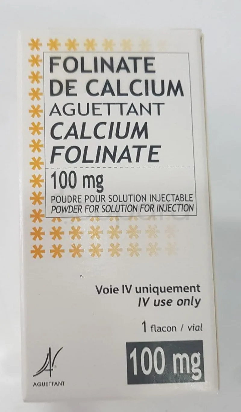 FOLINATE DE CALCIUM AGUETTANT POUDRE 100MG