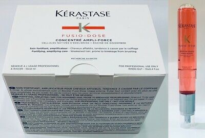 KERASTASE GENESIS FUSIO-DOSE HOMELAB CONCENTRE AMPLI-FORCE BOITE DE 10 AMOULES DE 12ML