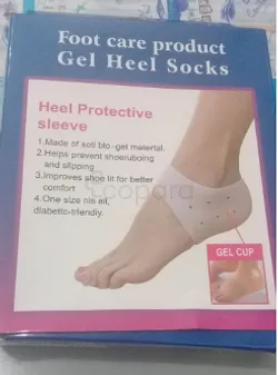 FOOT CARE PRODUCT GEL HEEL SOCKS HEEL PROTECTIVE SLEEVE