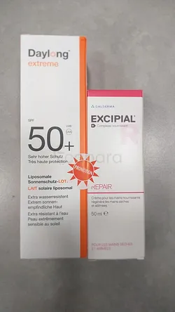 DAYLONG EXTREME SPF50+ 100ML + EXCIPIAL REPAIR CREME POUR LES MAINS 50ML