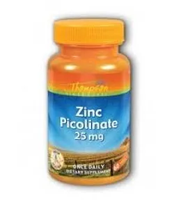 THOMPSON ZINC PICOLINATE 25MG BOITE DE 60 COMPRIMES