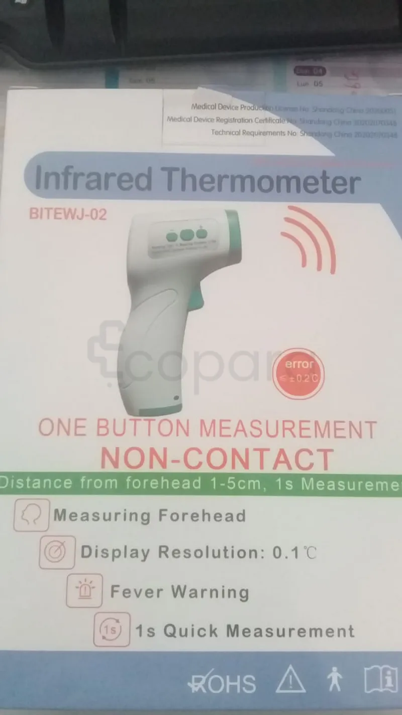 INFRARED THERMOMETER NON CONTACT REFERENCE BITEWJ-02