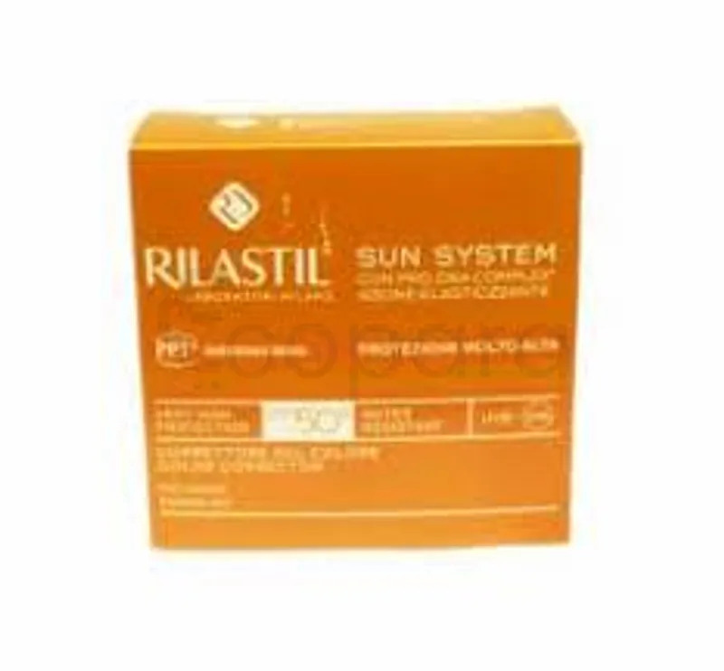 RILASTIL SUN SYSTEM COMPACT CORRECTEUR DE TEINT SPF50+ BEIGE 10G