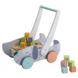 EUREKAKIDS ANIMAL'S BABY WALKER BOIS CHARIOT DE MARCHE