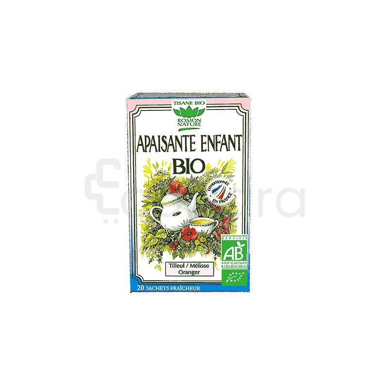 ROMON NATURE APAISANTE ENFANT BIO BOITE DE 20 SACHETS