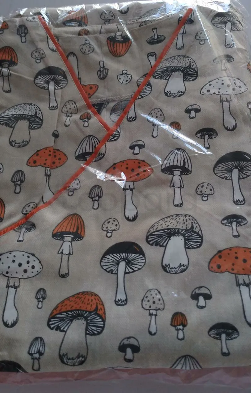 PYJAMA CHAMPIGNONS ORANGE TAILLE 44