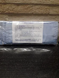 TH EQUIPMENT MASQUE SPÉCIALE CORONAVIRUS BLEU CIEL BOITE DE 5