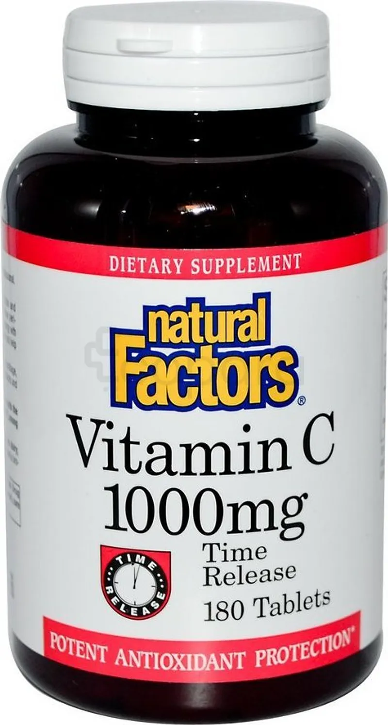 NATURAL FACTORS VITAMIN C 1000MG BOITE DE 180 COMPRIMES