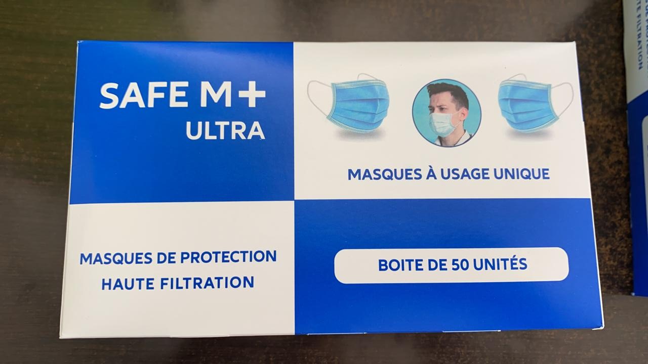 SAFE M+ ULTRA MASQUE DE PROTECTION BOITE DE 10