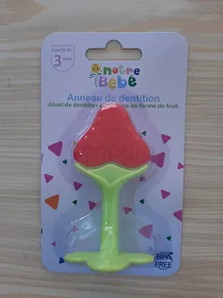 NOTRE BEBE ANNEAU DE DENTITION FRUIT FRAISE REFERENCE BD253B