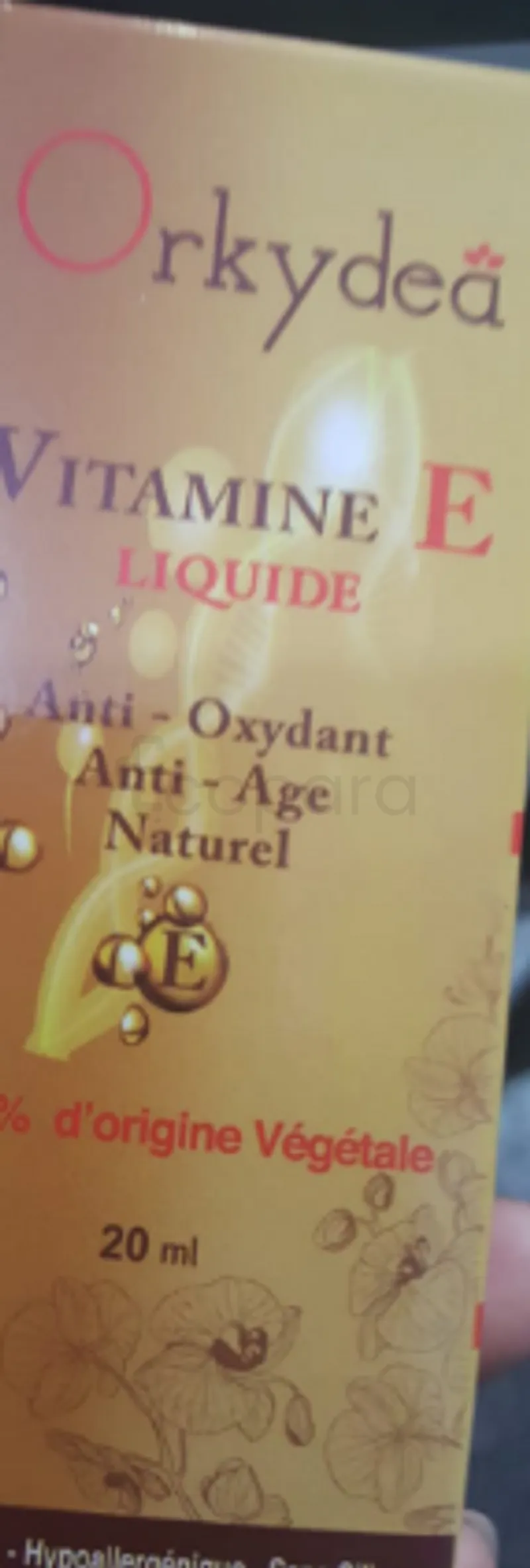ORKYDEA VITAMINE E LIQUIDE 20ML