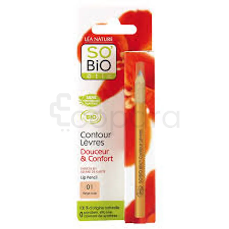 SO'BIO CONTOUR LEVRES NUMERO 1 BEIGE NUDE
