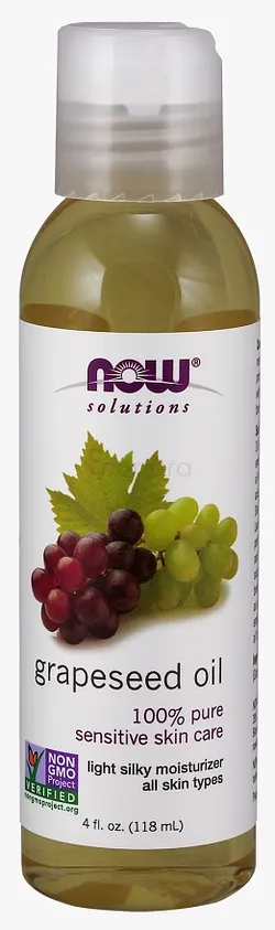 NOW L'HUILE DE PÉPINS DE RAISIN 118ML