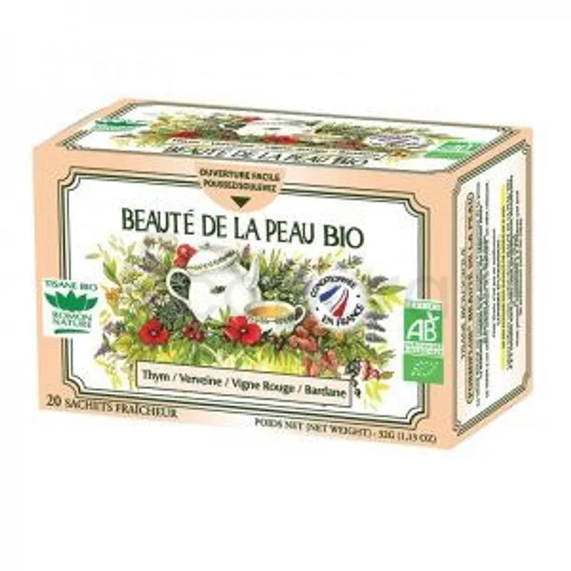 ROMON NATURE BEAUTE DE LA PEAU BIO BOITE DE 20 SACHETS