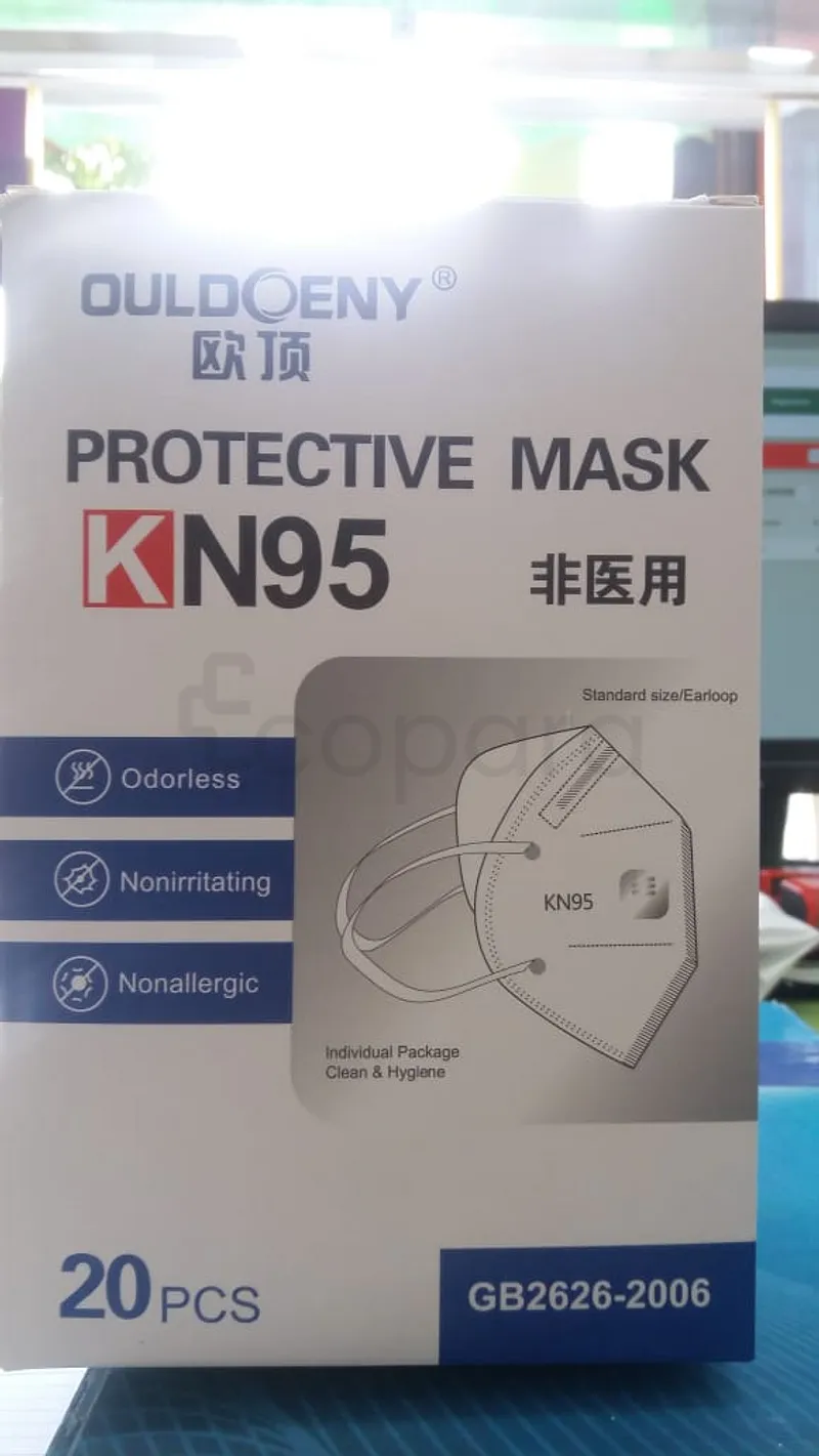 OULDOENY PROTECTIVE MASK KN95 BOITE DE 20