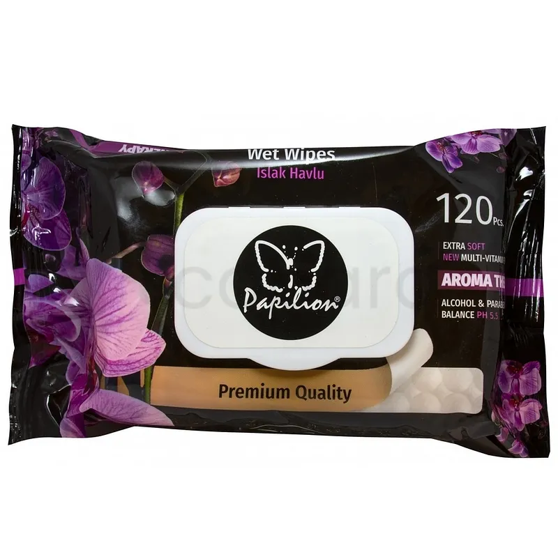 PAPILION LINGETTES PREMIUM QUALITY BOITE DE 120