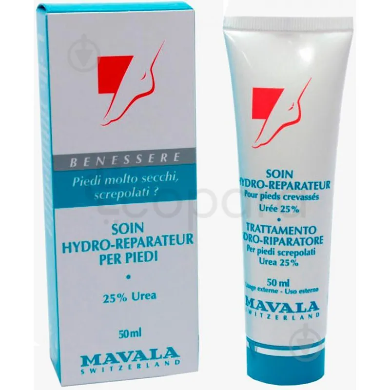 MAVALA SOIN HYDRO-REPARATEUR POUR LES PIEDS UREE 25% 50ML