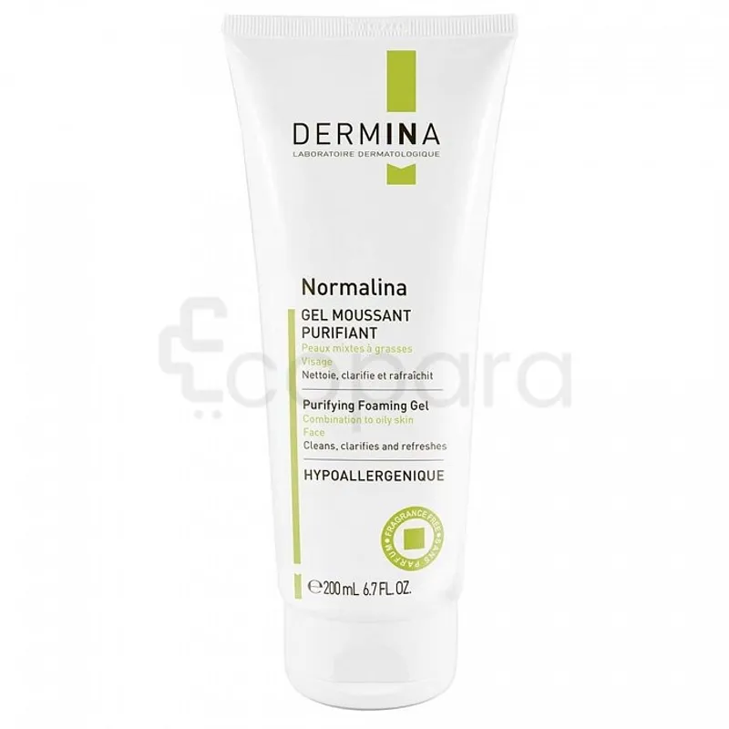 DERMINA NORMALINA GEL MOUSSANT PURIFIANT 200ML
