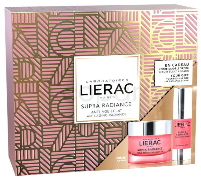 LIERAC PACK SUPRA RADIANCE CREME RENOVATRICE ANTI-OX 50ML + SUPRA RADINANCE SERUM ECLAT REGARD 15ML