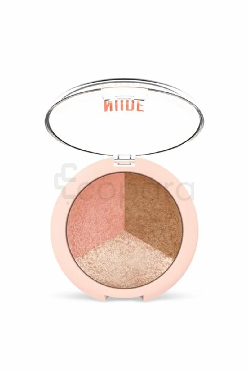 GOLDEN ROSE POUDRE BAKED TRIO NUDE LOOK GR REFERENCE GRNPBT