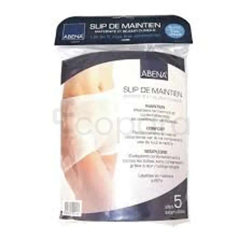 ABENA SLIP DE MAINTIEN MATERNITÉ ET SÉJOUR CLINIQUE SLIPS FILET EXTENSIBLES BLANC TAILLE UNIQUE BOITE DE 5