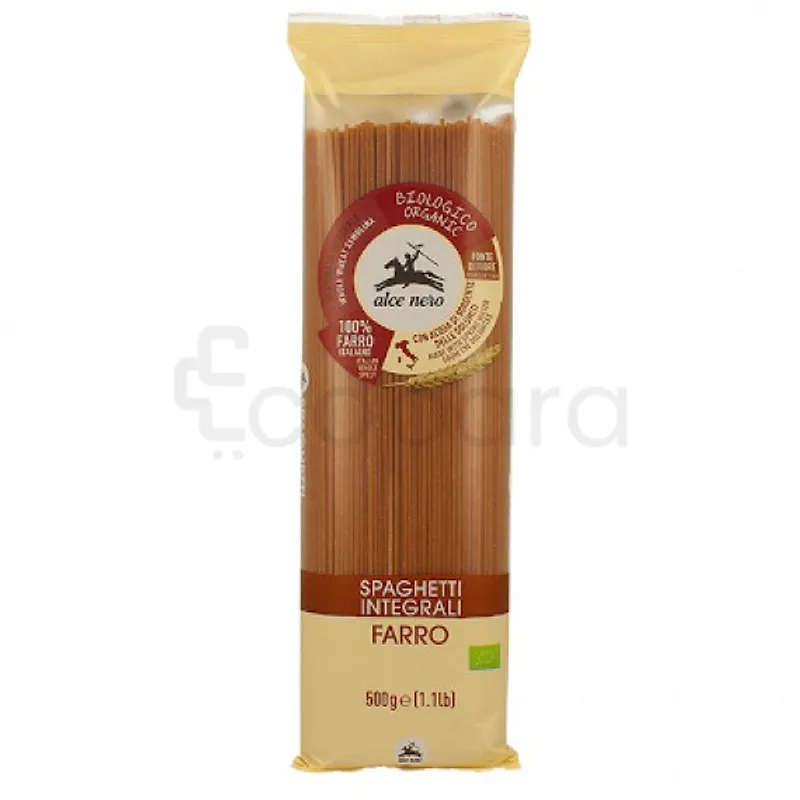 ALCE NERO SPAGHETTI INTEGRALI FARRO 500G